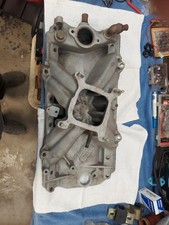 🔥VINTAGE EDELBROCK 2740 TORKER 2-0 BIG BLOCK CHEVROLET ALUMINUM INTAKE MANIFOLD picture