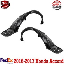 CAPA Set of 2 Fender Liner For Honda Accord 2016-2017 Front LH & RH Inner Sedan picture