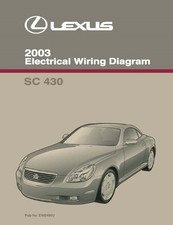 2003 Lexus SC 430 Wiring Diagrams Manual picture