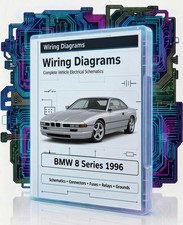 1996 BMW E31 840Ci 850Ci Color Electrical Wiring Diagrams Schematics PDF on USB picture