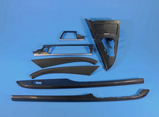 13-18 BMW F13 M6 COUPE COMPLETE CARBON FIBER INTERIOR TRIM SET OEM picture