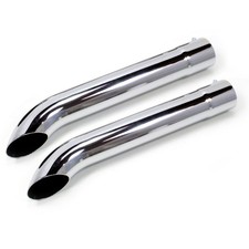 Patriot Exhaust Side Tube Turnouts With Muffler Chrome picture