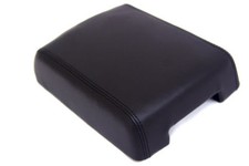 Fits 04-10 Volkswagen Touareg Synthetic Leather Black Cntr Console Armrest Cover picture