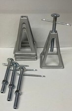 RV Stack Jacks Trailer Stabilizer Aluminum Camper Leveling Jack Stands 4 Pack picture
