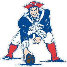 New England Patriots Logo Cut Laminated Vinyl Sticker Decal NFL car window picture