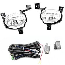 For 2010 2011 Honda CR-V CRV Clear Front Bumper Fog Lights Lamp w/Switch Kit picture