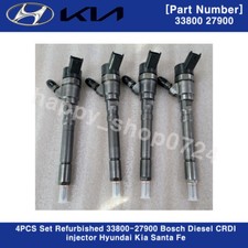 4PCS Set Refurbished 33800-27900 Diesel CRDI injector Hyundai Kia Santa Fe picture