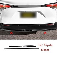 For Toyota Sienna 2021-25 Rear Bumper Strip Protector Bright Black Moulding Trim picture
