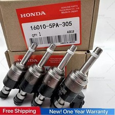 4PCS GENUINE OEM FUEL INJECTORS 16010-5PA-305 FOR ACCORD CR-V CIVIC 1.5L TURBO picture