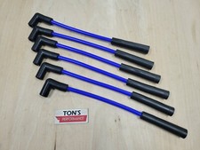 Ton's 8mm Ignition Spark Plug Wires Set for IGNA1 Smart Coils AEM 556-112 Blue picture