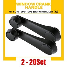 Front 2-20X Window Winder Crank Door Handle LH RH for 1992-1995 Jeep Wrangler YJ picture