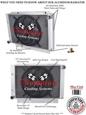 ER Champion 4 Row All Aluminum Radiator W/ 16