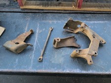 84-87 CHEVY D30 M1008 M1009 M1028 DUAL ALTERNATOR BRACKETS CUCV 1 Ton 100 Amp picture