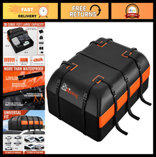 20 Cu Ft Waterproof Rooftop Cargo Carrier Bag - Heavy Duty, Anti-Slip, 6 Hooks, picture