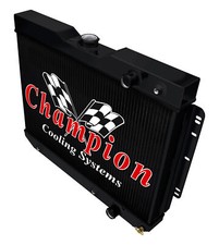 ER Champion 3 Row Black Finish Radiator for 1959-1961 Chevrolet Kingswood LS Eng picture