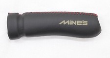 MINE'S Handbrake Side Brake Lever Parking Grip Red Stitch GT-R R32 BNR32 JDM OEM picture