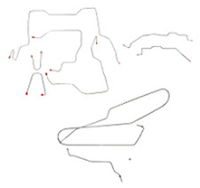 95-00 Chevrolet Silverado K2500 Brake Line Kit Reg Cab/Long Bed-CBK0028OM picture