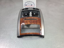 2004-09 Cadillac XLR Center Dash Radio Bezel Trim Surround, Silver / Woodgrain picture