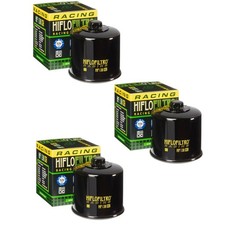 Hiflofiltro Racing HF138RC Oil Filter 3 Pack Aprilia Cagiva Suzuki GSXR600 700 picture