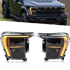 LED Headlights Fit For Ford F-150 F150 14th Gen P702 2021 2022 2023 Front Lamps picture