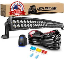 Barra De Luz LED Curva De Dos Filas 42 Pulgadas 240W Para ATV, Car, Pickup Truck picture