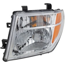 For 05-08 Nissan Frontier 05-07 Pathfinder Headlight Chrome Headlamp Left+Right picture