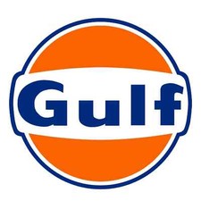 GULF Oil Gasoline Vinyl Sticker Decal 10