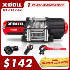 X-BULL 4500LBS 12V Electric Winch Steel Cable Towing Boat ATV UTV Winch Off-Road picture