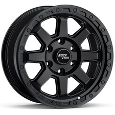 17in RockTrix RT116 17x8.5 +25 Black Wheel Rim 6x139.7 6x5.5 for Tacoma 4Runner picture