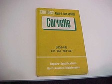 142 page Chilton's Repair & Tune-Up Guide for 1953 - '62 Corvette, 1971 edition picture