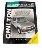 CHILTON 1999-06 GENERAL MOTORS FULL-SIZE TRUCKS REPAIR MANUAL EX. COND CHEVY picture