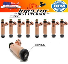 X8 OEM Denso Fuel Injectors  23250-20030 12-Hole Upgrade for Toyota 4.7L V8 picture