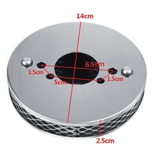 Pancake High Air Flow Chrome air Filter For SU HS6 Carburettor picture