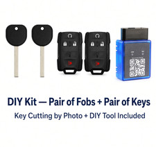 DIY BUNDLE PAIR SILVERADO SIERRA FOBS 22881480 W/ B119 PROGRAM IT YOURSELF picture