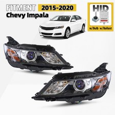 For 2014-2020 Chevy Impala HID/Xenon Headlight w/Ballast w/Bulb Left+Right Pair picture