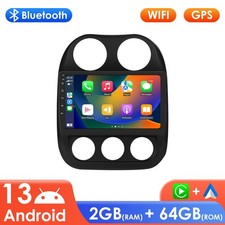 Android Auto Apple CarPlay Car Stereo Radio GPS For Jeep Compass Patriot 2010-16 picture