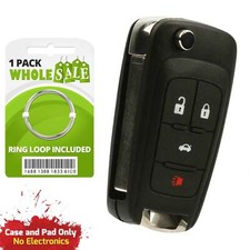 Replacement For 2010 2011 2012 2013 Chevrolet Cruze Key Fob Shell Case picture