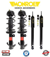 Complete Monroe Front Strut Coil Springs Rear Shock For 13-15 Honda Civic Sedan picture