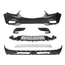 For 2017-2022 Buick Encore Primed Front Bumper Cover Grill Kit w/ Fog lamp Cover picture