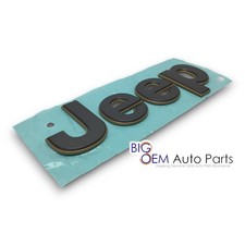 New OEM Mopar 21-26 Jeep Wrangler Fender Emblem Nameplate Black Bronze 5043159AA picture