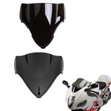 Dual Bubble Windshield Windscreen For Suzuki Hayabusa GSX1300R 1999-2007 08-17 picture