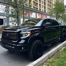 A Pair Black LED Headlights For Toyota Tundra 2014-2021 w/Sequential Front Lamps picture