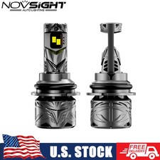 NOVSIGHT 9004 LED Headlight Bulbs Bright Kit 50000LM 6500K High-Low Beam picture