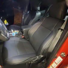 FOR 2001-2025 TOYOTA TACOMA PICK-UP TRUCK MOTOPTES LEATHER CUSTOM  5SEAT COVER picture