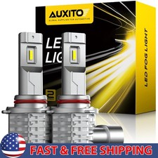 AUXITO  H10 LED Fog Driving Light Bulbs Kit 9145 9140 White Super Bright 2/4X picture