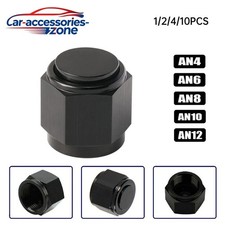 10Pcs 4AN 6AN 8AN 10AN 12AN Female Flare Fitting Cap Nut Block off Fuel Hose Cap picture