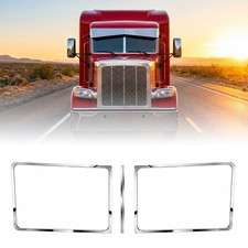 Torque Stainless Steel 3 Piece Windshield Trim for 1988-2020 Peterbilt Legacy picture