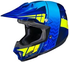 HJC CL-X7 CROSS UP Motorcycle Helmet Blue MX Off-road ATV BMX MTB Adult Size LG picture