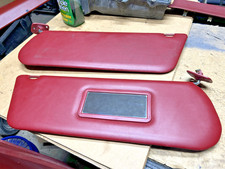 1980-1986 80-86 Ford F-150 XLT Truck Bronco sunvisors Sun Visors vinyl RED OEM picture