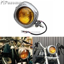 Motorcycle 12V Retro Headlamp Headlight Vintage Sealed Beam  For Chopper Bobber picture